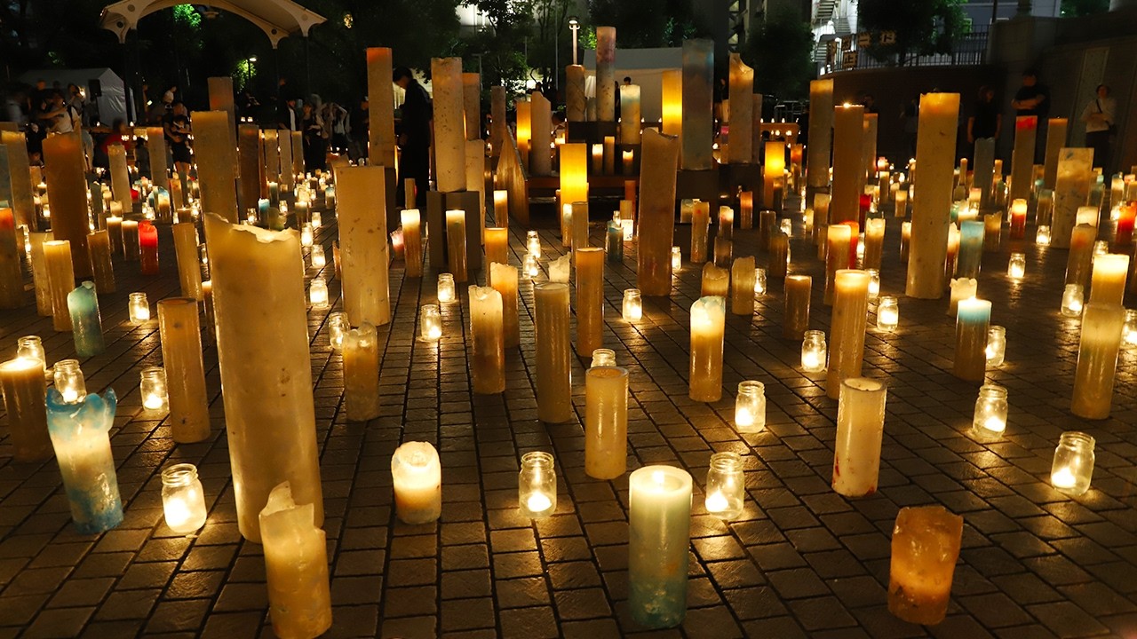 NISHIUMEDA CANDLE NIGHT Event in Nishi-Umeda - YouTube