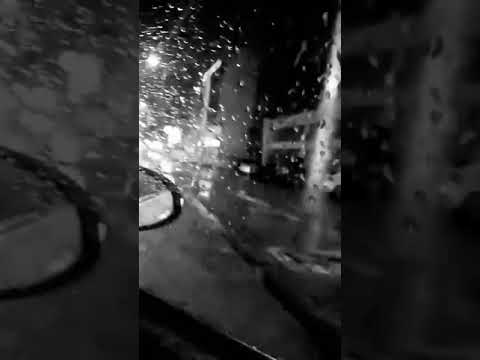 Araba Snapleri Yağmurlu Hava Akşam