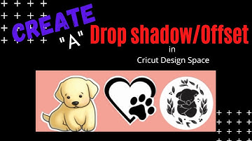 Create a Drop shadow/Offset in Cricut Design Space