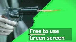 Shot [ Gun ] Green Screen Vfx - Free To Use  [4K]