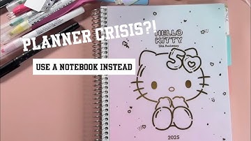 I Created My Own Planner! | Using A Notebook for “ Calendar Planning “