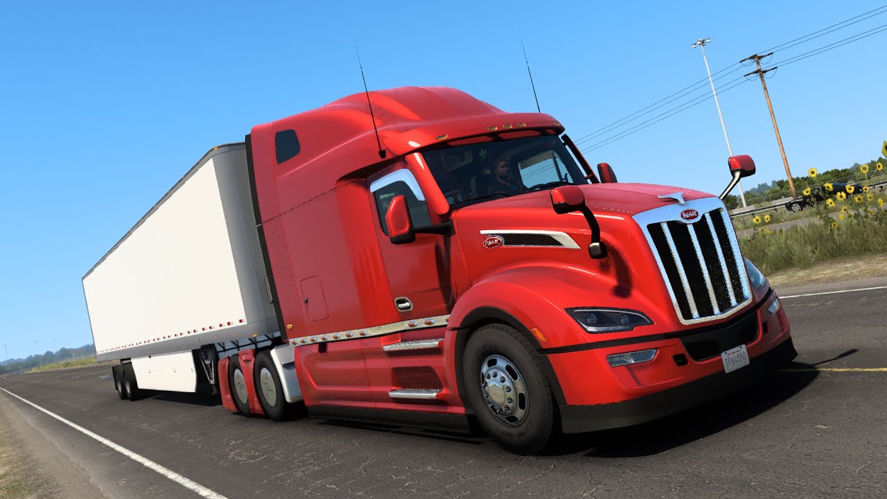 Peterbilt 579 2022 San Antonio to Laredo Texas 241 ATS gameplay YouTube