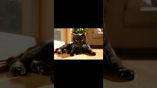 Relaxing Cat ASMR | Cat Chasing a Butterfly, Purring & Stretching by the Window #asmr #relax #cats