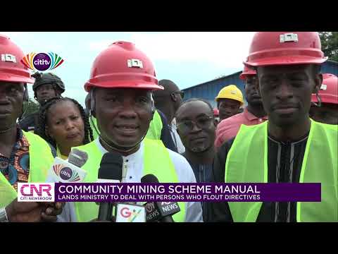 Community Mining Scheme: Lands Ministry to deal with persons