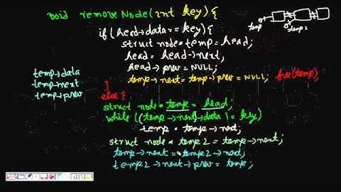 Programming Interview: Doubly Linked List Remove Node with given key