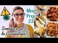 MEAL PREP CUARENTENA *Menú Semanal Económico* RECETAS CON CONSERVAS RECETAS PARA CUARENTENA