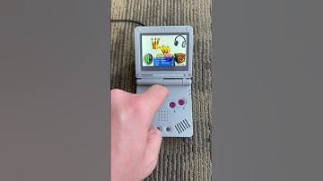 Game Boy Advance Aging Rom on the Game Boy Advance SP!