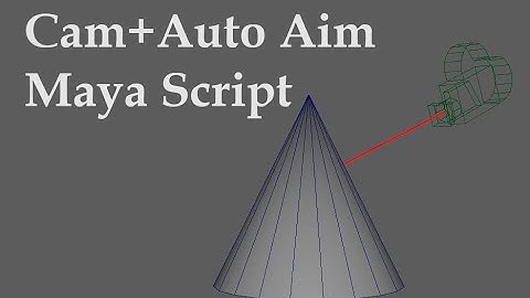 Creating a Camera with Aim Focused on Object - Maya Python Script (See Comments)