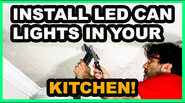 How to Install LED Pot Lights in Kitchen Ceiling
