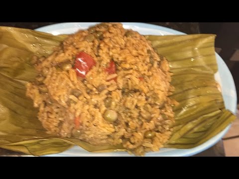 Arroz Apastelado con Gandules Puertorriqueño ,Con Sabor A Campo