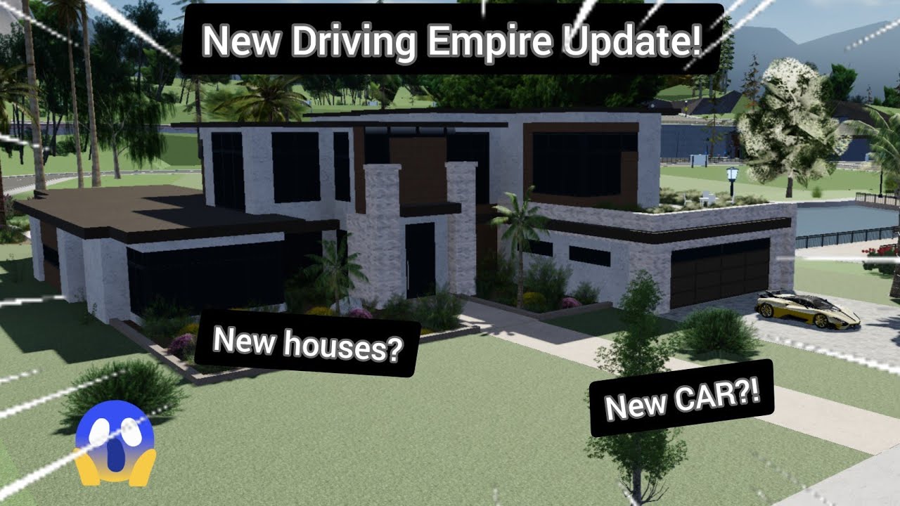 New HOUSE FEATURE and New CAR?!! - Roblox Driving Empire - YouTube
