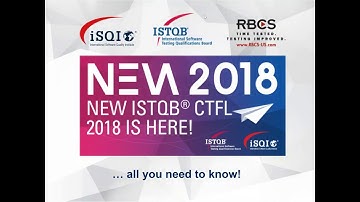 iSQI Webinar: Introducing the ISTQB Foundation Level 2018 Syllabus