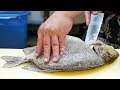 Japanese Street Food - RABBIT FISH Sashimi Tempura Okinawa Seafood Japan