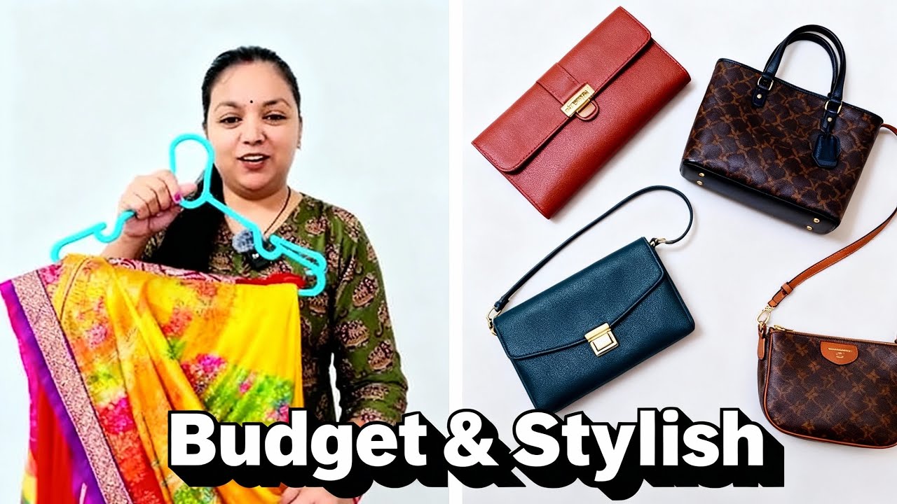Saree और Handbags 👜 Collection Vlog | Budget Friendly & Stylish | Fashion Vlog