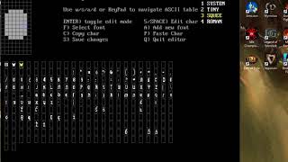 Binary Bitmap Font Editor