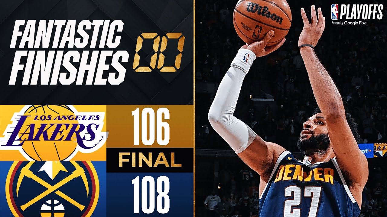 Final 5:23 MUST-SEE ENDING #7 Lakers at #2 Nuggets | Game 5 | April 29, 2024