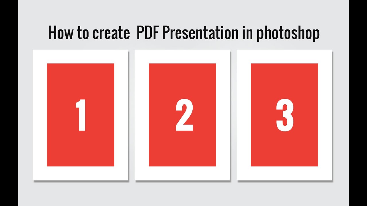 how to create pdf presentation