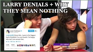 Larry denials, and why they're meaningless
