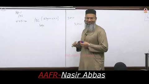 CFAP 01 | AAFR | SIR NASIR ABBAS | LECTURE # 47(A)  | JUNE 2024