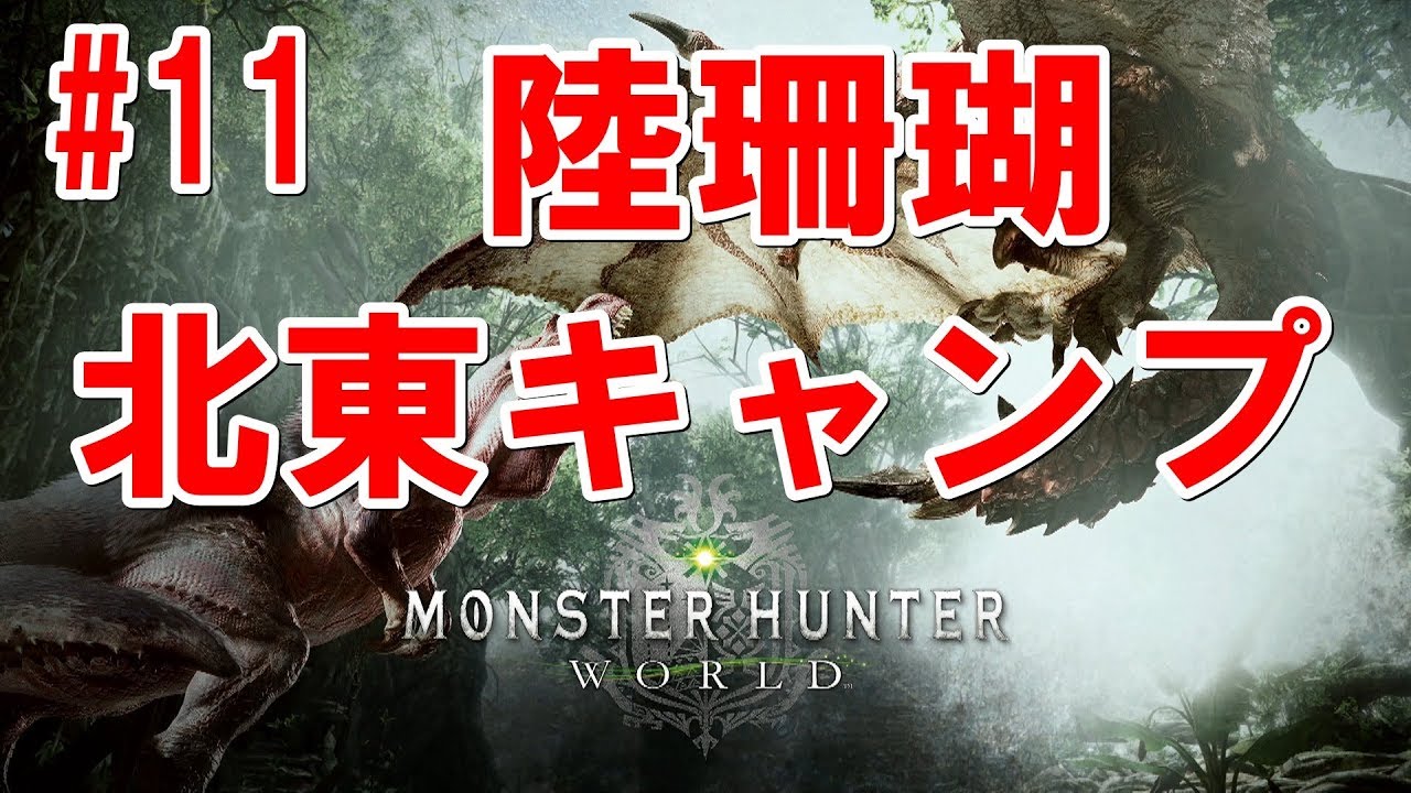 11 Mhw モンスターハンターワールド 陸珊瑚の台地の北東キャンプ Monster Hunter Word ネタバレ注意 Youtube