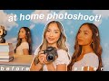 AT HOME PHOTOSHOOT IDEAS! how to take pictures when you're stuck at home!