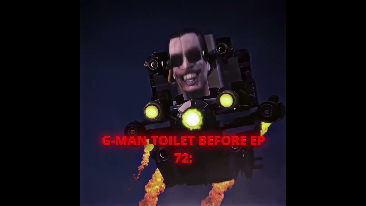 G Man Toilet After Episode 72 Skull Edit Skibiditoilet Dafugboom 