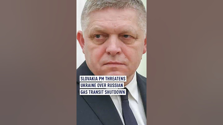 Slovenský premiér pohrozil Ukrajine zastavením tranzitu ruského plynu