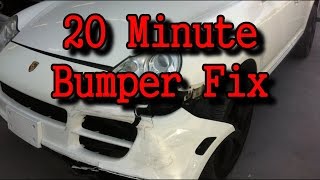 Automotive Collision Repairs-How To Fix A Wrecked Bumper Cover In 20 Minutes