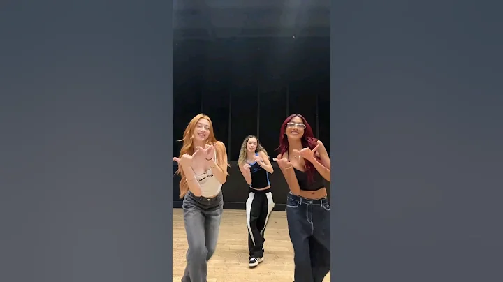 KATSEYE's Daniela, Lara and Megan dancing to Touch (Remix by Lara) #KATSEYE #KATSEYE_Touch #shorts