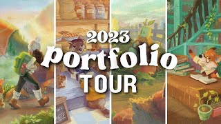 the art challenge that changed my life // 2023 illustration portfolio tour