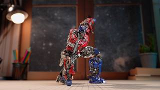 Unboxing the New Transformers OP! ASMR! STOPMOTION Build!