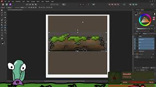 Animating my pixel art for my channel