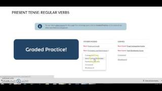 Tutorial for Conjuguemos Activities (3/3):  Flashcards & Printables