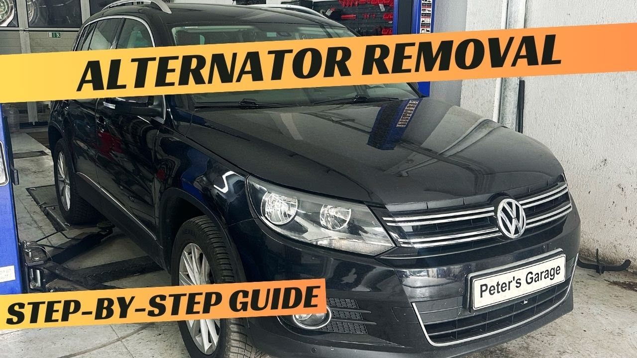 Снятие и замена генератора VW Tiguan 5N 2.0 TDI