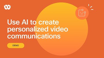 Use AI to create personalized video communications | Webex Connect