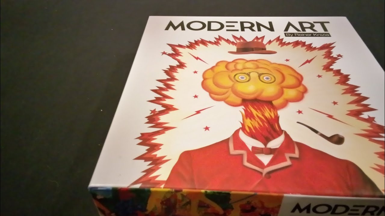 Unboxing Modern Art Board Game YouTube