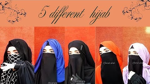"5 Different Hijab Styles for Different Occasions | Easy & Elegant Hijab Tutorial 2025"