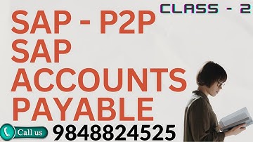 ₹SAP Accounts Payable₹ Configuration| AP Configuration & Vendor Invoice posting| SAP FICO in Telugu