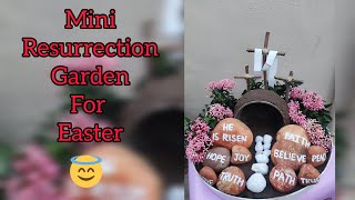 Mini Resurrection Garden for Easter | Jesus Resurrection | Easter Tomb | Easter Crafts |
