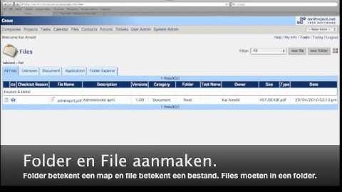 Dotproject video tutorial