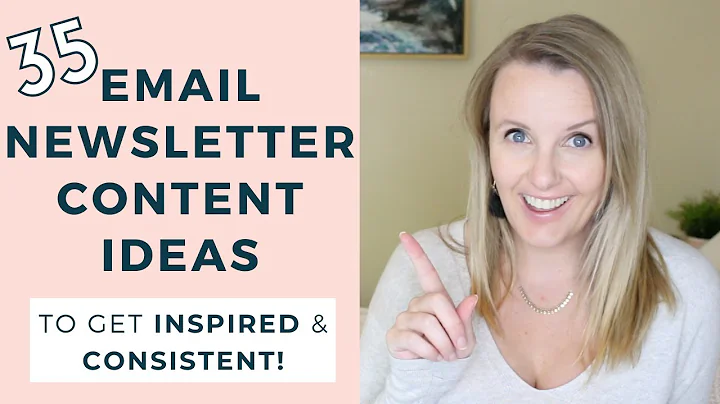 35 Email Newsletter Content Ideas To INSPIRE You 🤩 Copy & Paste These NOW!!!