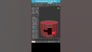 Creating New Polygons in the Editable Poly, in 3Ds Max #shorts  #3dsmax #modeling
