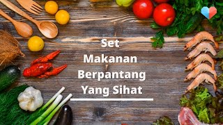 Set Makanan Berpantang Yang Sihat