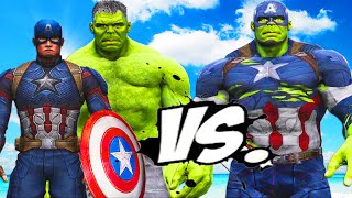 CAPTAIN AMERICA & HULK VS HULK - CAPTAIN AMERICA