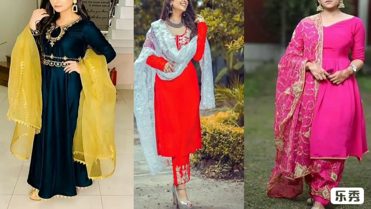 Latest punjabi suit for wedding season|| punjabi suit for fastival ...