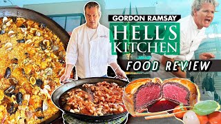 Gordon Ramsay HELL’s KITCHEN Food Review in Las Vegas