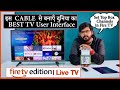 Fire tv live tv section best tv user interface  how to watch set top box channels in onida fire tv