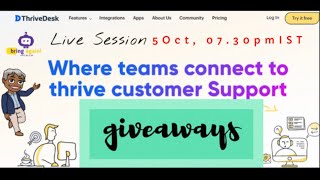 Thrivedesk - Live Session with Parvez and Kartik