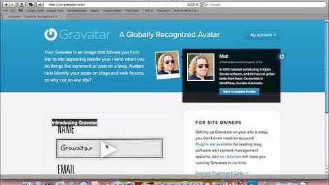 How to Create a Gravatar Image