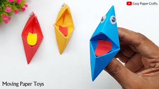 DIY Easy Paper Things  Moving Paper Toy | Handmade Paper Puppet Making | Easy Paper Crafts